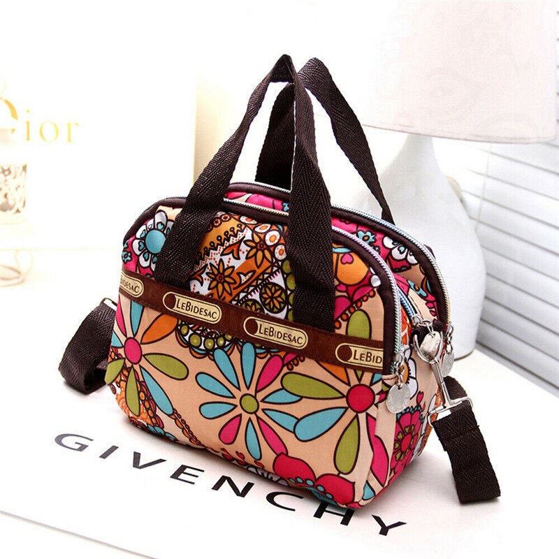 12 Colors Women Multi Pocket Handbag Ladies Hobo Bags Shoulder Bag Colorful Totes: D