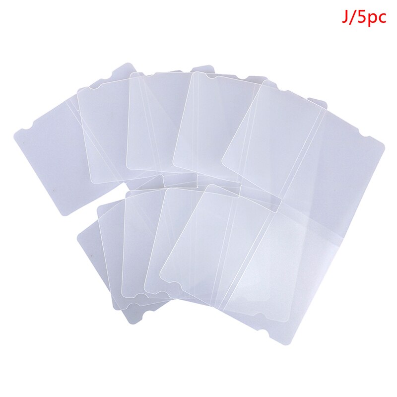 1/5 stk foldbare ansigtsmasker opbevaringsboks klip støvtæt maske etui sikkert forureningsfri engangs plastik masker klip container taske: J