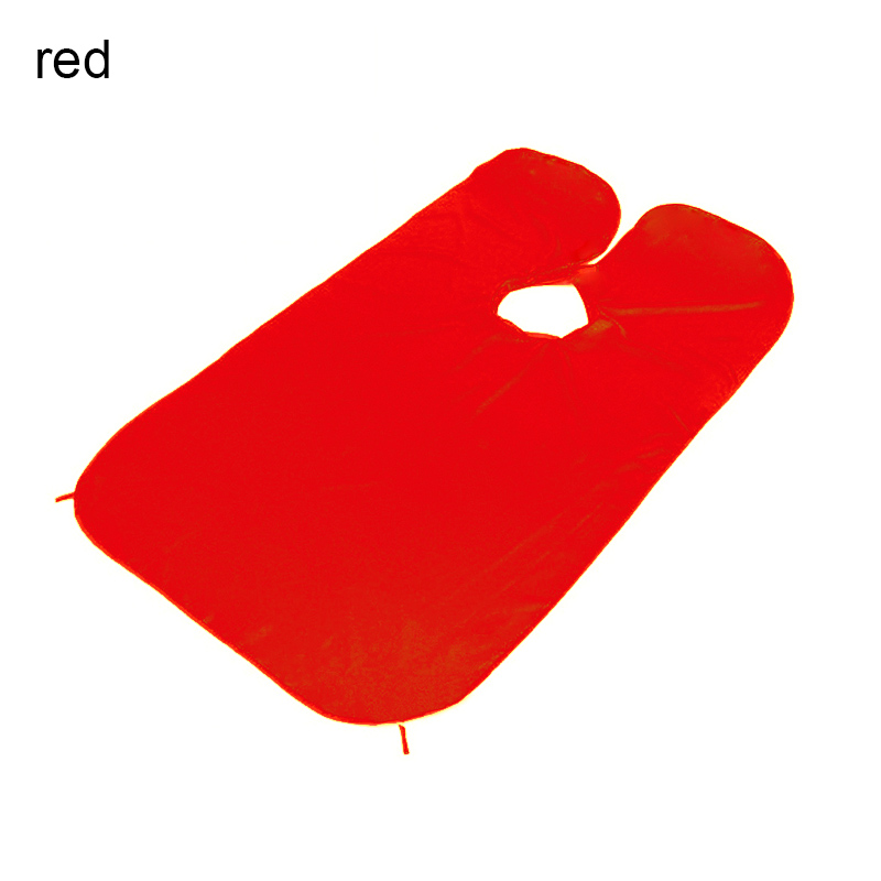 Barbe rasage tablier homme salle de bain tablier barbe soin nettoyer rassembler tissu bavoir cheveux rasage tablier imperméable tissu à fleurs: Rouge