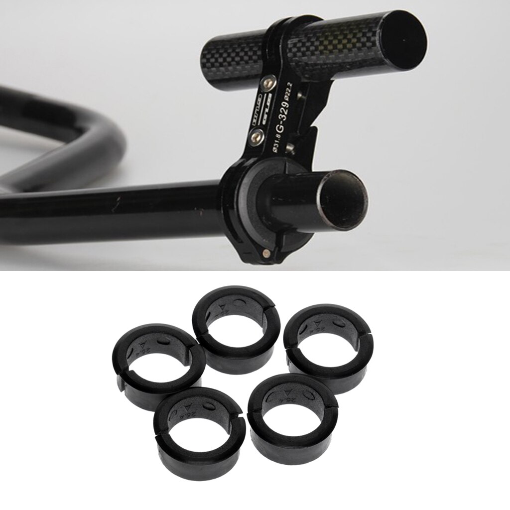 10 paar Fahrrad Lenker Klemme Distanzscheiben Minderer Abstandshalter montieren einstellen 22,2/25,4mm Aus Ingenieurwesen Kunststoff Material