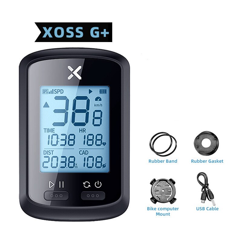 XOSS G+ Cycling GPS Computer English Version Small G Bicycle GPS Code Table Speedometer Bike Accessories