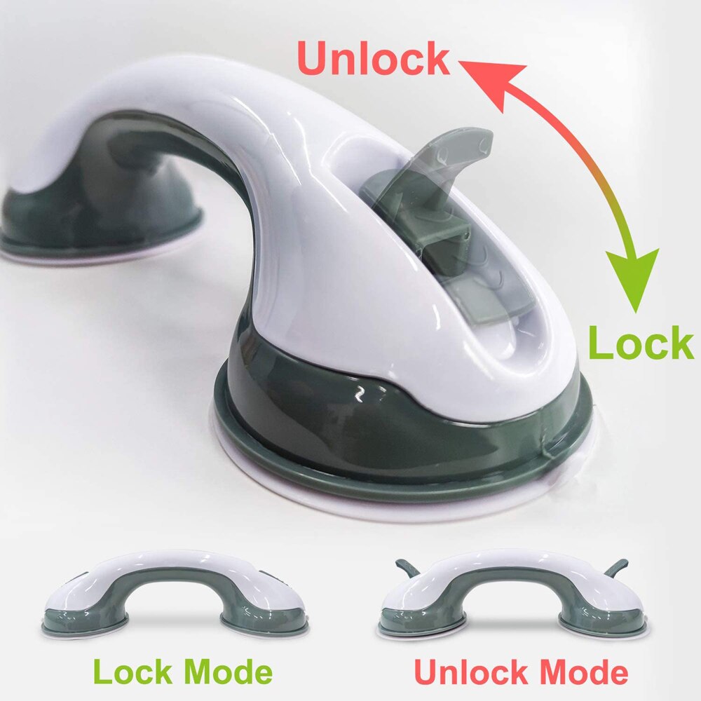 2022 Shower Handle Safety Helping Handle Anti Slip Support Toilet Bathroom Safe Grab Bar Vacuum Sucker Suction Cup Handrail
