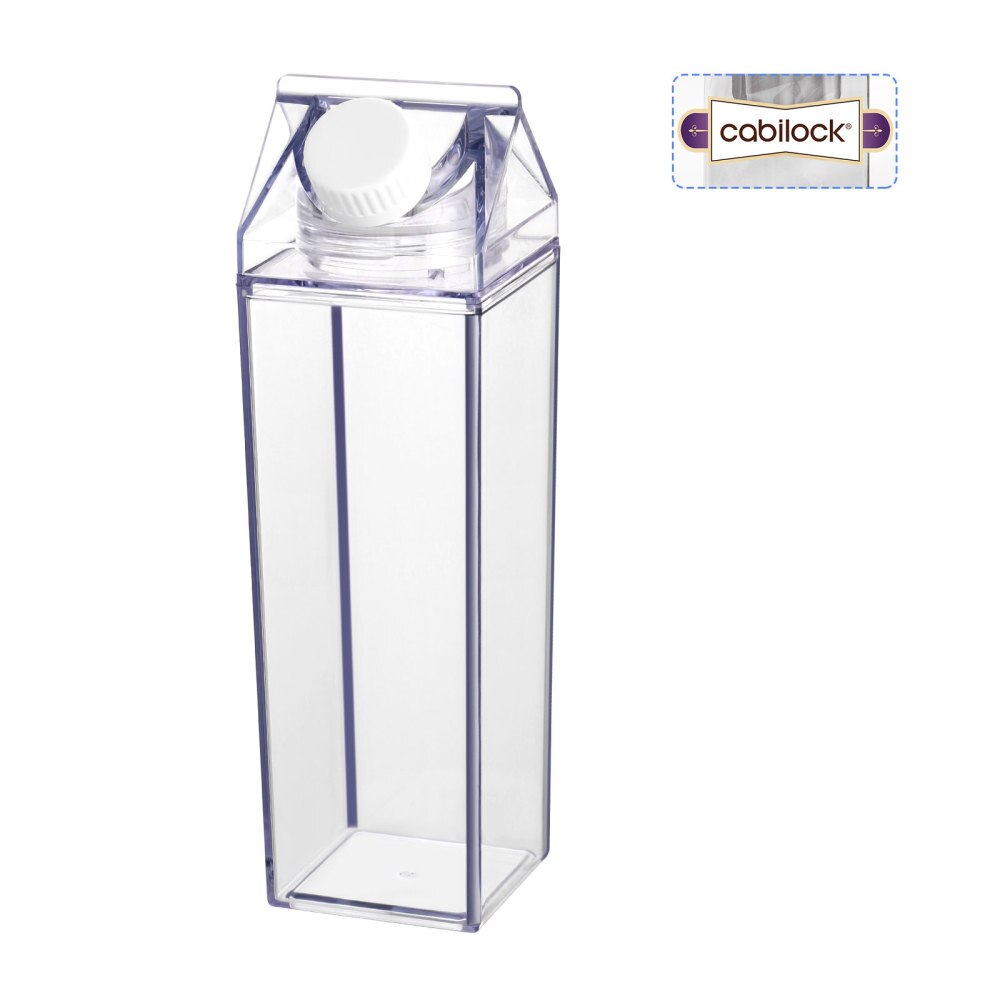 Cabilock Transparent Bottle 500ml Milk Bottle Drink
