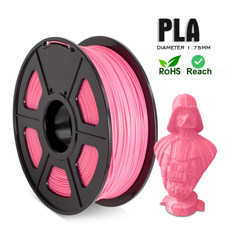 PLA Pink Filament 3D Printer Filament 1.75MM 1kg/2.2lbs Tolerance +-0.02MM for 3D Printer Plastic eco-friendly low shrinkage