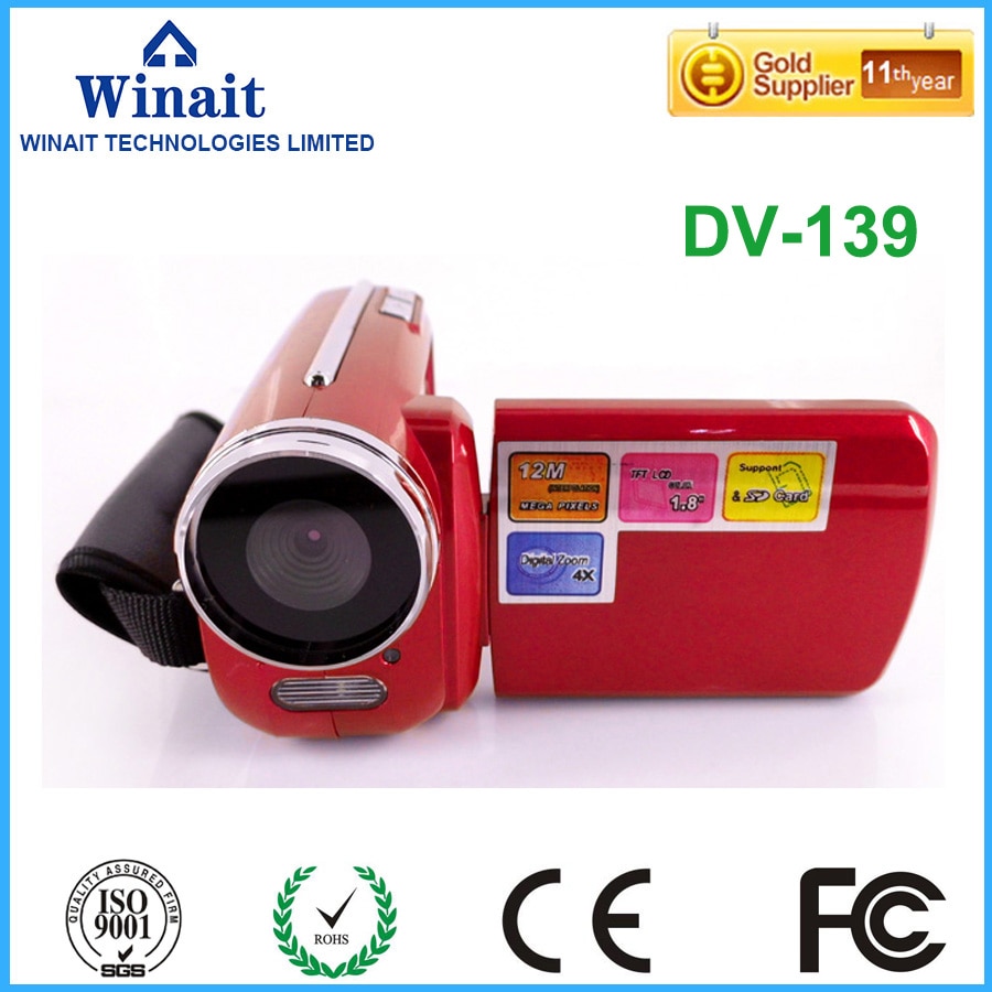 Winait HD 720p LED Light Flash Cheap Video Camera DV-139