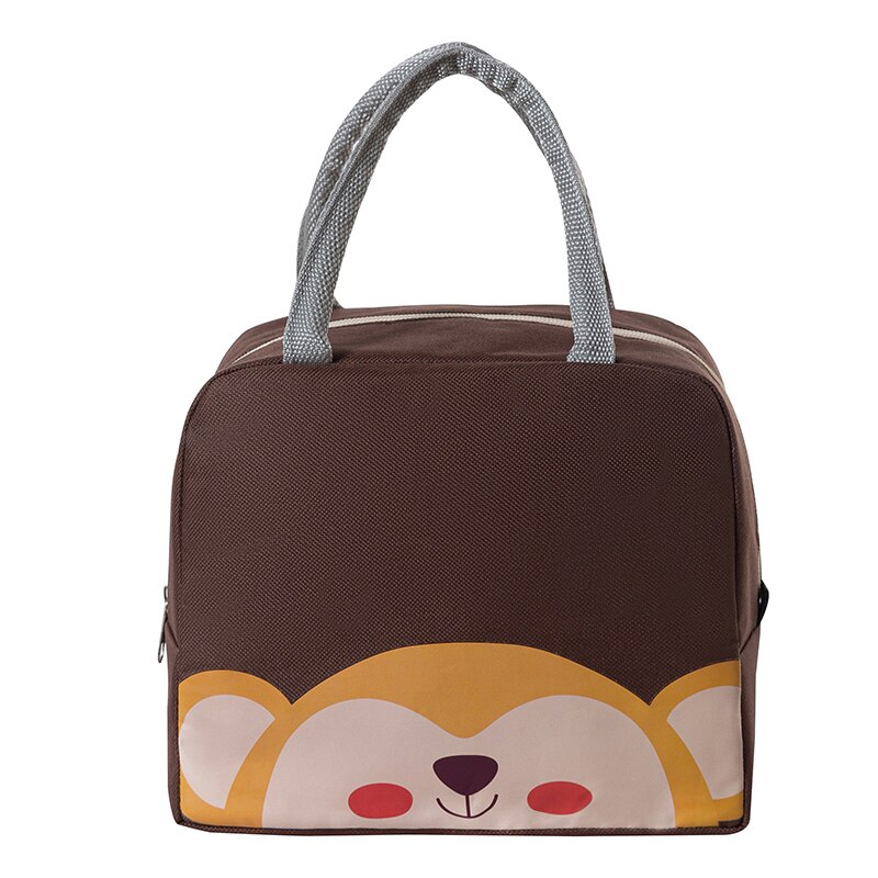 Sac à Lunch boîte à déjeuner en toile isotherme thermique, fourre-tout à l'école pour enfants, Bento Portable, sacs de rangement des aliments pour pique-nique,: L