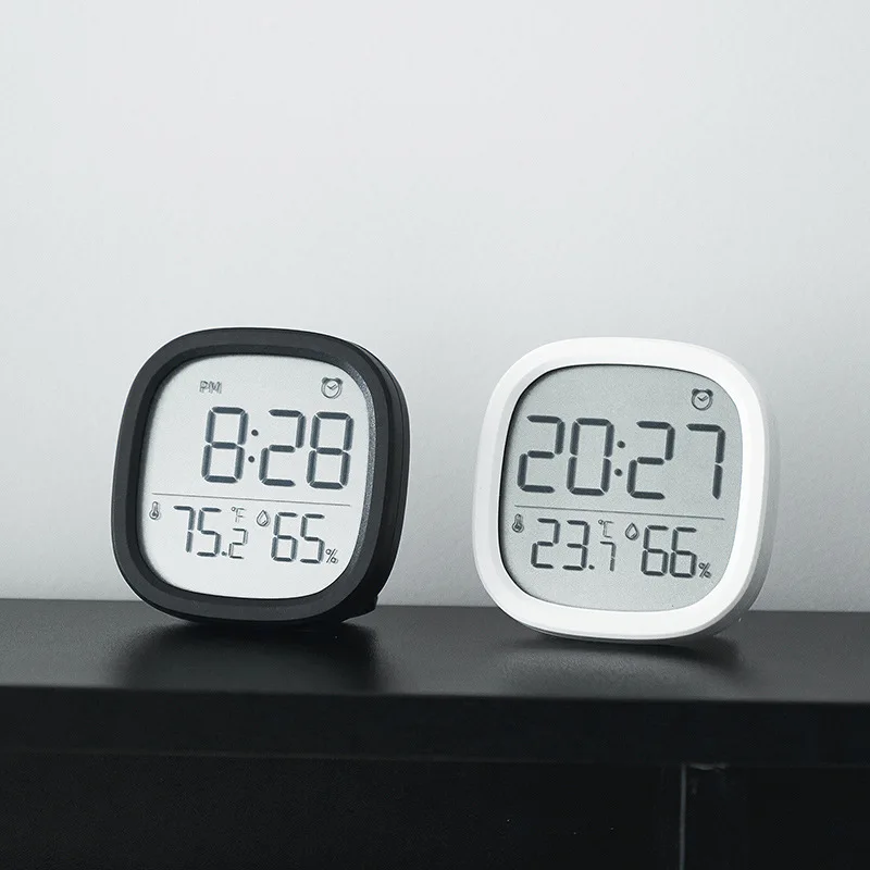 Reloj despertador Digital Xiaomi Youpin con de atracción magnética reloj LCD con temperatura de humedad para el hogar