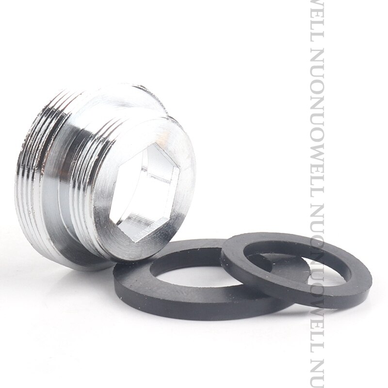 2pcs M22 Copper Kitchen Faucet Aerator Water Tap Adaptor Purifier Fittings Replacement Accessories Male Female Pipe Fittings