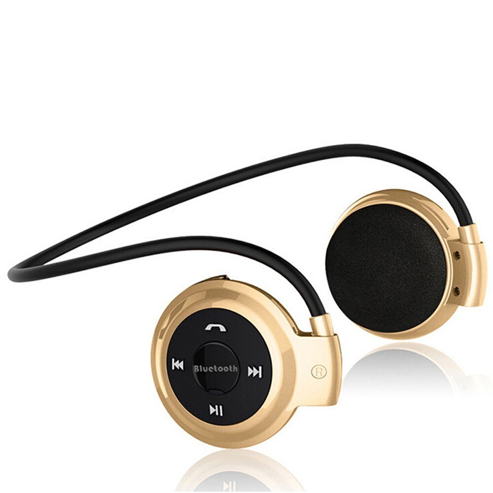 Wireless Headphones Mini And Headphones Mini 503 Bluetooth Wireless Type Headset Stereo Earphone: Gold