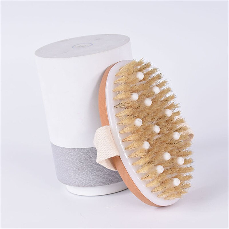 Dry Skin Body Brush Exfoliating Bath Brush Back Scrubber Back Brush Medium Strength Body Scrub Skin Bathing Brushing