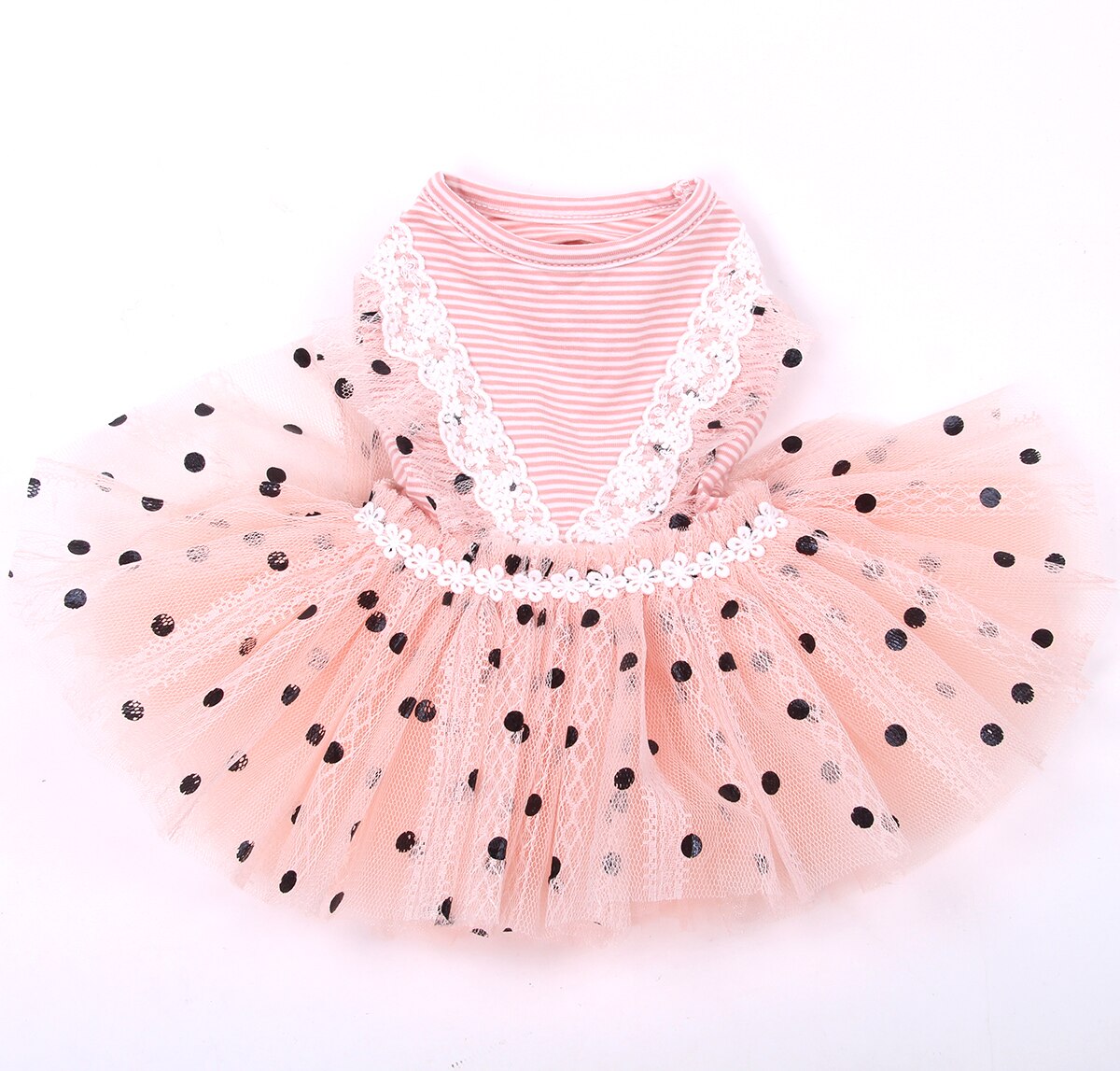 Prinses Honden Katten Jurk Tutu Dots Pet Puppy Wedding/Party Jurken Outfit: L
