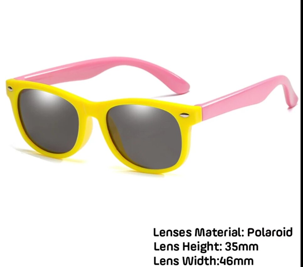 Kids Gepolariseerde Zonnebril TR90 Jongens Meisjes Zonnebril Siliconen Veiligheidsbril Cadeau Voor Kinderen Baby UV400 Eyewear: 04