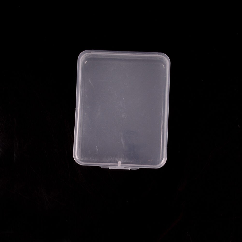 1PCS Practical Small Transparent Storage Box Collection Container Case with Lid