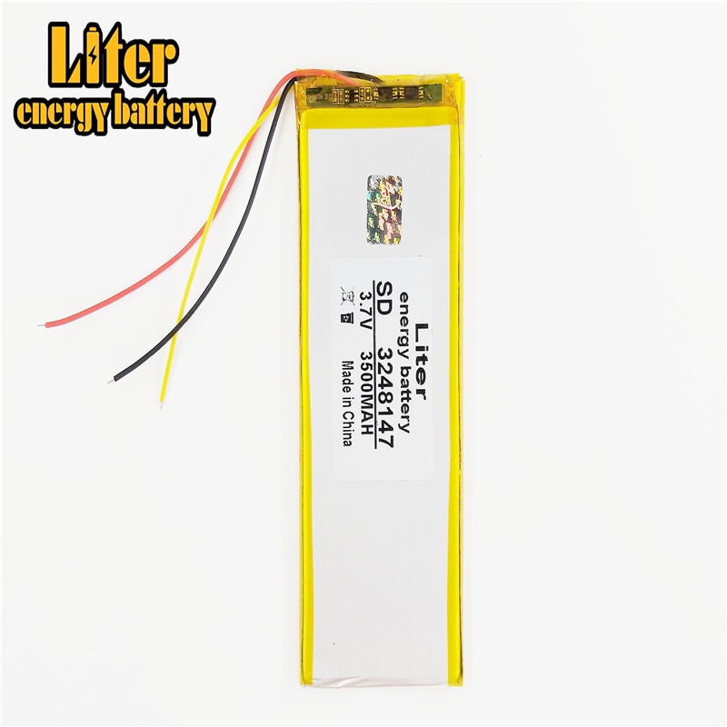 3 Wires 3248147 Battery Pack for 7&quot; Irbis TX21 TX69 TX57 TX22 TX54 TX33 TX34 TX50 TX25 TX71 TX72 TX46 3G Tablet Polymer li-ion