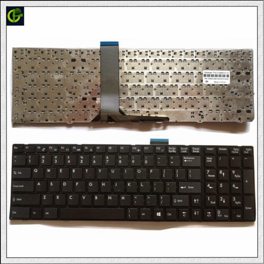 English Keyboard for MSI MS-16GA MS-16GB MS-16GC MS-16GD MS-16GE MS-16GF MS-16GH S1N-3EUS291 S1N-3EUS204 S1N-3EUS2K1 US: No Backlit