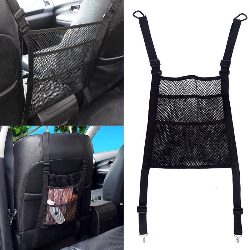 Universal Car Seat Storage Mesh Organizer Mesh Cargo Net /Car Roof Interior Cargo Net Bag Car Trunk Storage: storage net