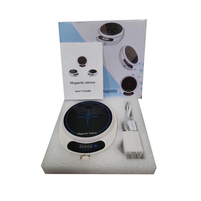 2000ML 4000RPM Brushless motor Digital display Magnetic Stirrer Mixer Agitator Laboratory Miniature Speed Magnetic Stirrer