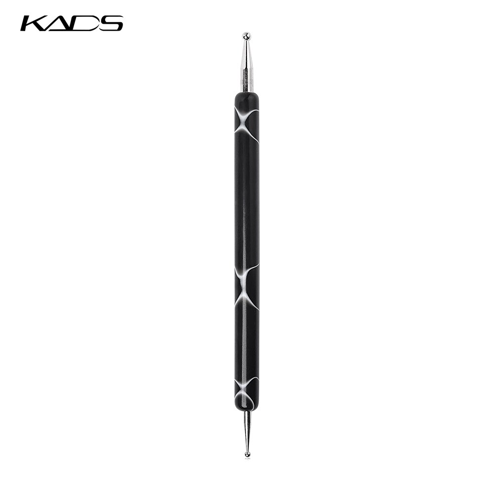 Kads 5 Stks/set 2 Way Puntjes Marbleizing Schilderen Pen Kits Tool Nail Art Dot Puntjes Tool Nail Care Manicure Tool