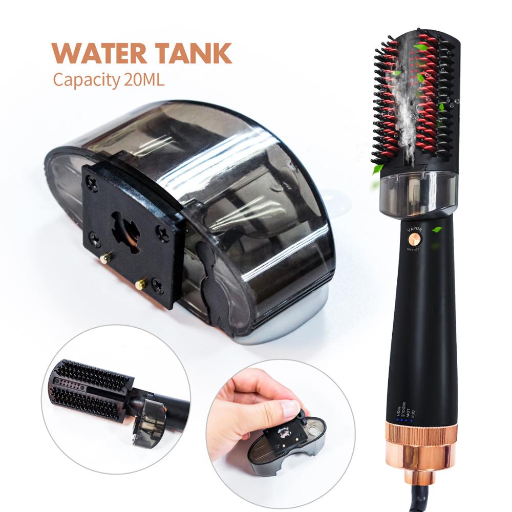 Cepillo secador de pelo 2 en 1 para mujer, peine de vapor infrarrojo para alisar el cabello, herramientas de peinado, cepillo eléctrico de aire para mujer