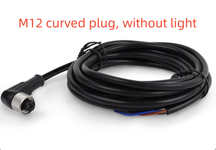 2M Lange M8 M12 Connector Waterdichte Verbinding Draad Luchtvaart Plug 2-Core 3-Core 4-Core Sensor Mannelijke En Vrouwelijke Stekker: WHITE / 4P