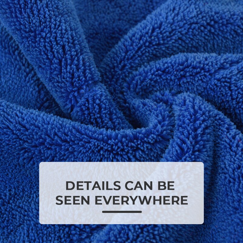 AP01 Orange Extra Soft Car Wash Microfiber Towel Car Cleaning Drying Cloth Car Care Cloth Detailing Car WashTowel Never Scrat