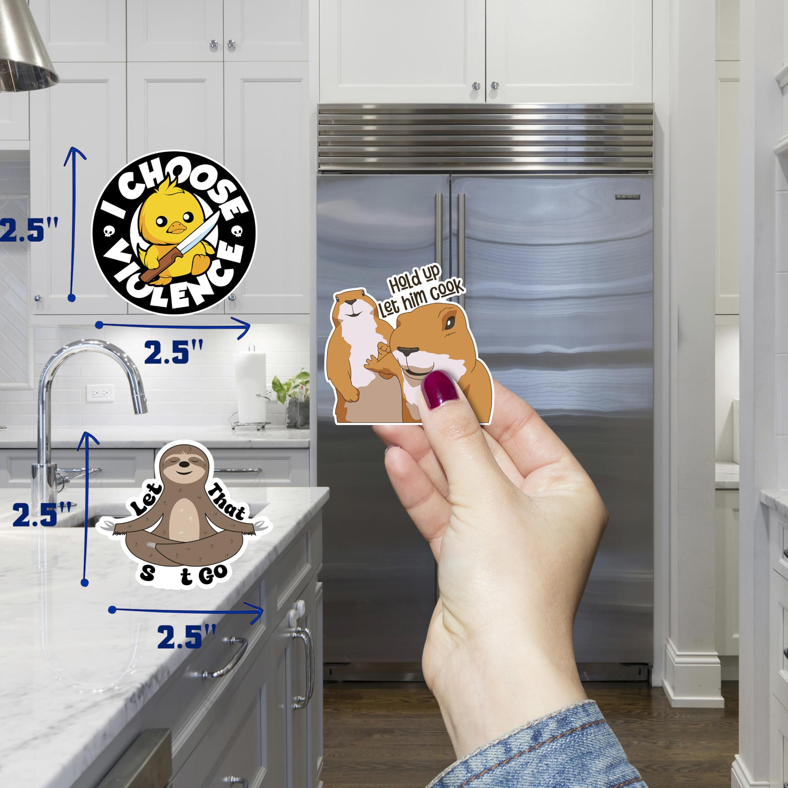 16 Stück lustige Kühlschrankmagnete für Erwachsene und Worte für Kühlschranktür, Geschirrspüler, Bürodekorationen