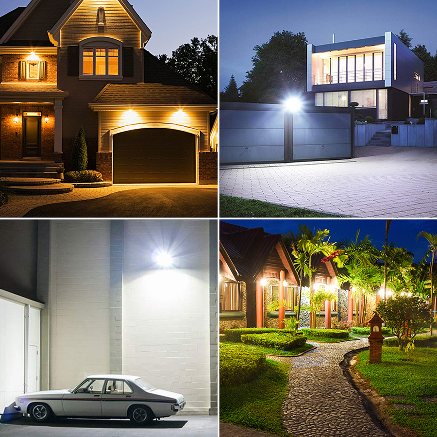 10W 20W 30W 50W LED Flood Light Motion Sensor Waterproof AC110-220V LED PIR Floodlight Reflector Projector Outdoor Spotlight