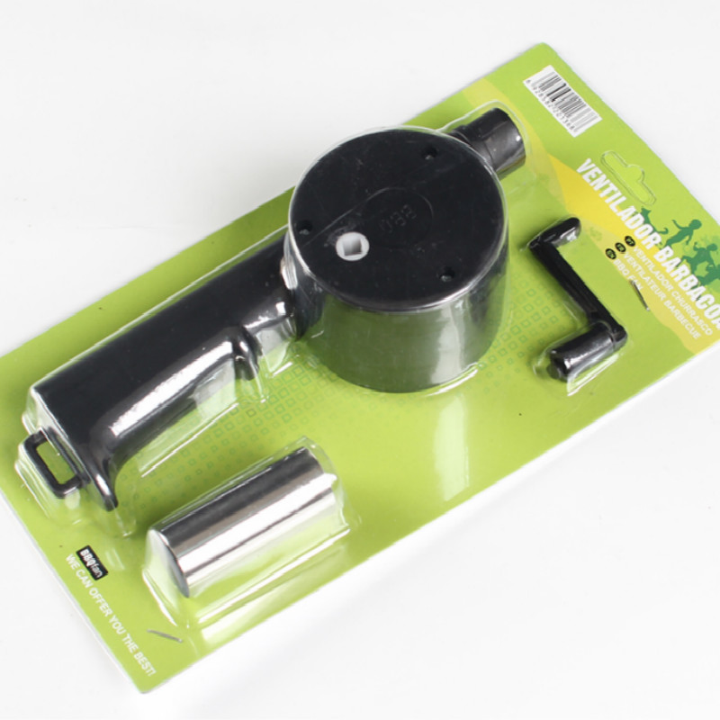 Ventilador de estufa manual para acampada al aire libre, ventilador para hogar, estufa de madera,