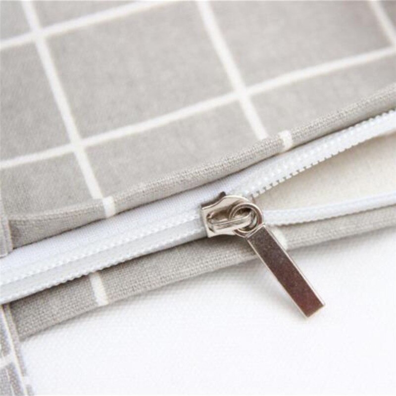 Dames student canvas linnen geruite schoudertas handtas veelkleurig eco winkelen grote capaciteit rits casual