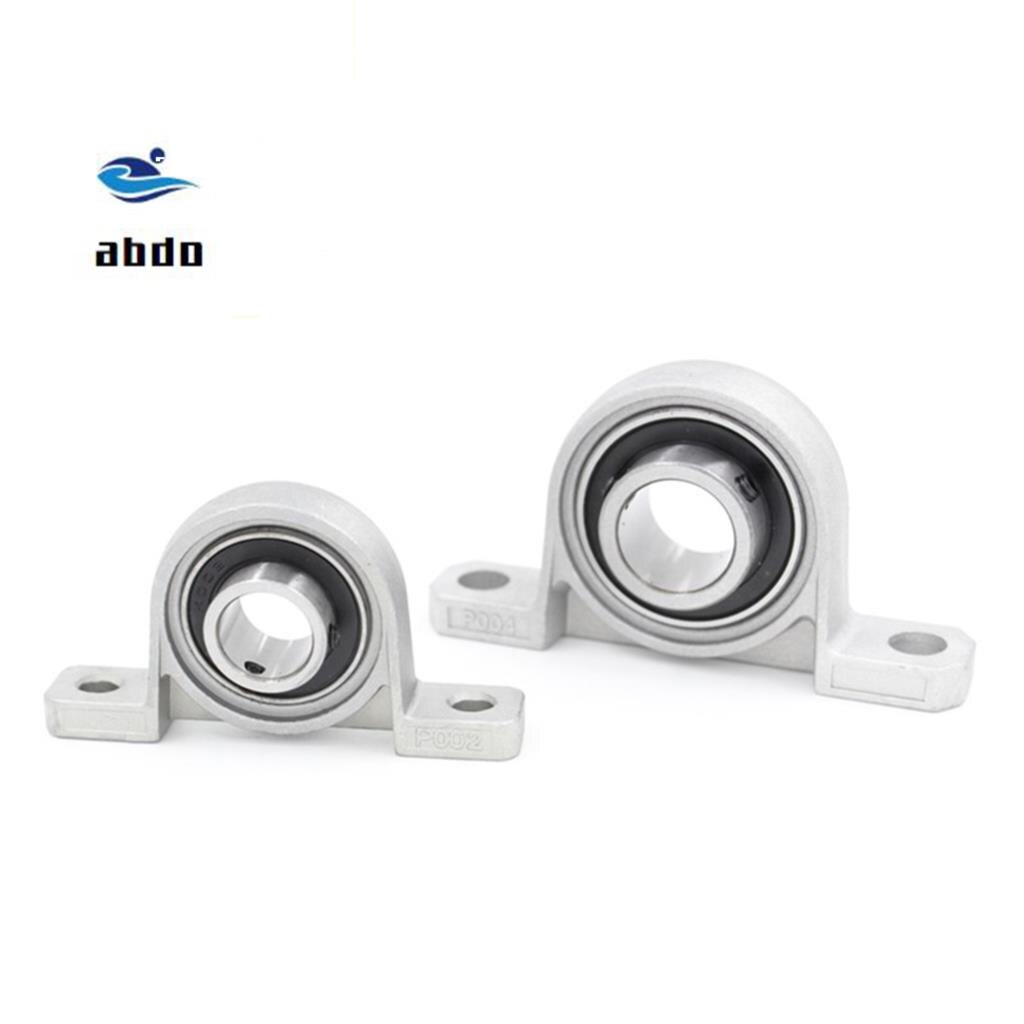 2PCS KP004 Pillow Block Ball Bearing 20mm Zinc Alloy Miniature Bearings Industry Tool 99x21x53mm