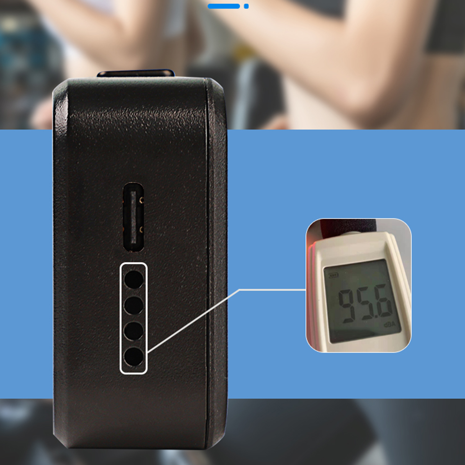 Gym Timer LED Fitness Interval Timer with Magnetic Back Count Down/Up Clock for Home Gym Outdoor Workout