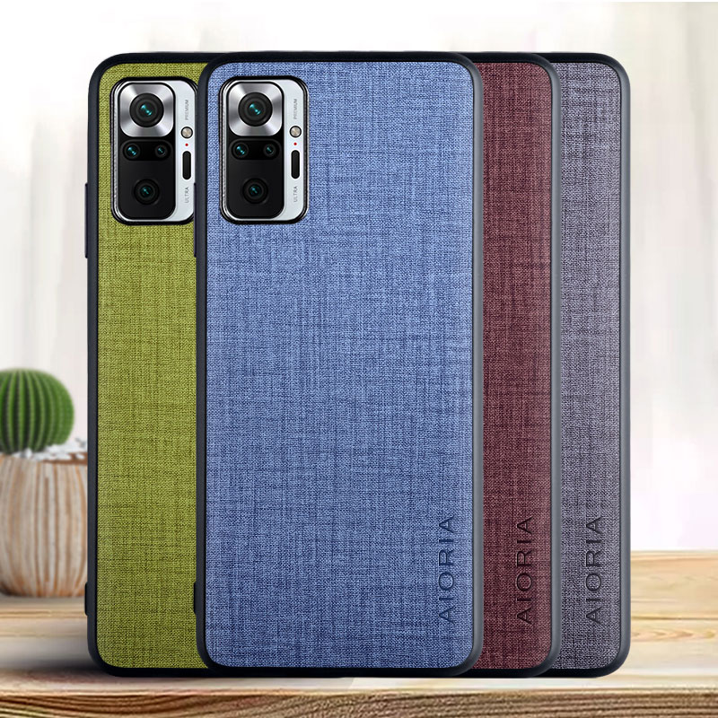 Case for Xiaomi Redmi Note 10 Pro 10s Cross pattern PU leather cover phone for Redmi Note 10 5G case funda coque capa Business