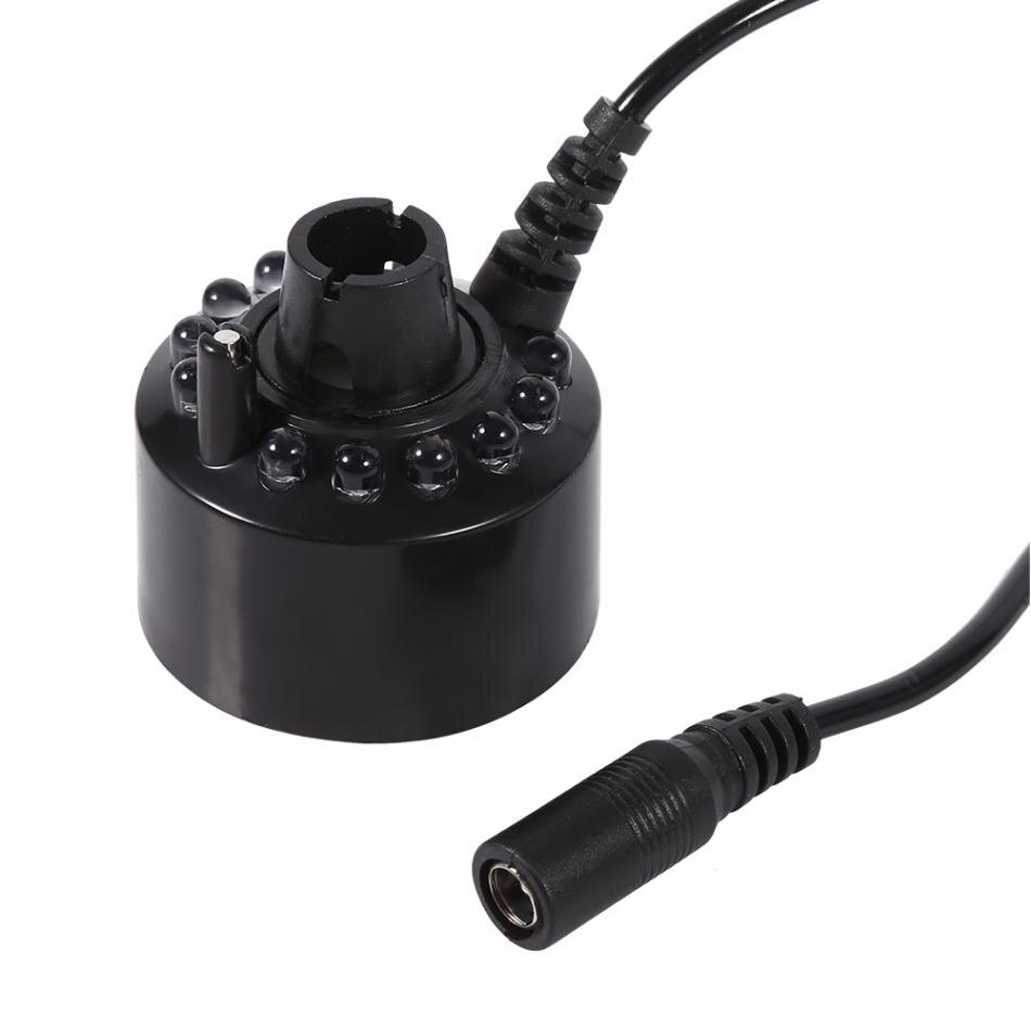 24V Kleur Veranderende Luchtbevochtiger Ultrasone Mist Maker Water Vijver Verstuiver Luchtbevochtigers 12 LED