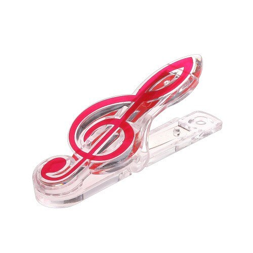 Libro de música de Piano divertido, hoja de papel, soporte de nota Musical de plástico, carpeta para Piano, guitarra, violín, Clips de notación Musical, 1 ud.: Red A