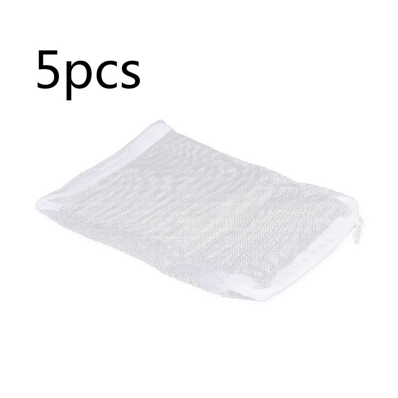 Filet filtrant pour aquarium 20x15cm, 5 pièces, sac pour aquarium, filet à fermeture éclair, boule biologique, charbon actif, isolation, sac de rangement