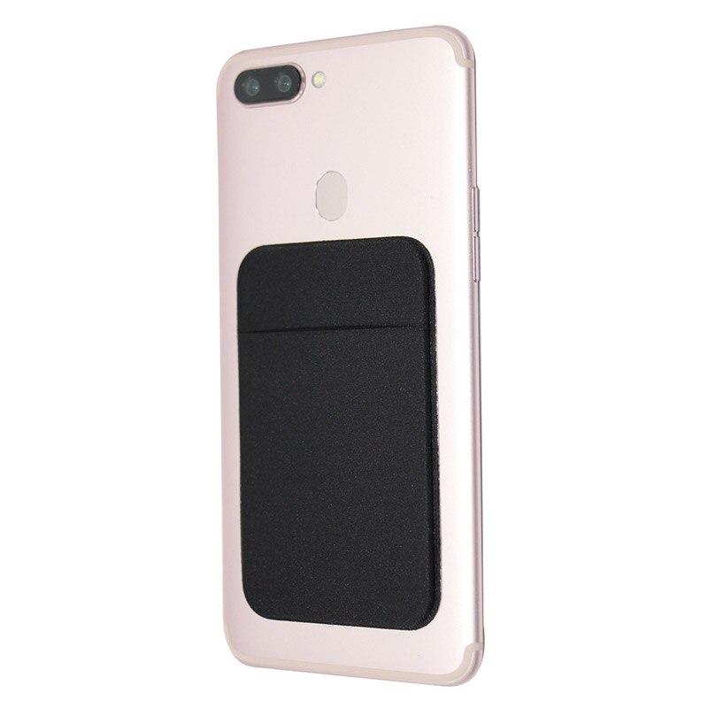 Universal stretchy lycra mobiltelefon plånboksfodral kreditkortsficka med 3m självhäftande till iphone xiaomi huawei fodral