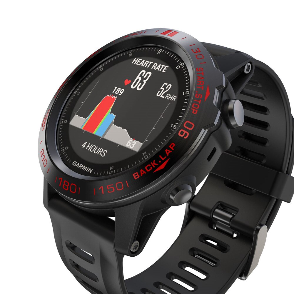 Funda de de anillo biselado para Garmin Fenix3/3HR, cubierta de Metal Anti arañazos, reloj inteligente para Garmin Fenix 3