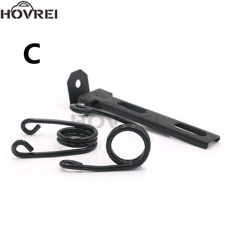 Cojín de asiento individual Universal para motocicleta, kit de clip de soporte de montaje para Harley Chopper Bobber