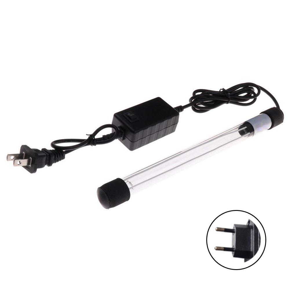 5/9/13W Aquarium LED UV Sterilizer Light Fish Tank Algae Removal Lamp Pond Swim Pool Disinfection Lamp 110-220V: 9w  EU
