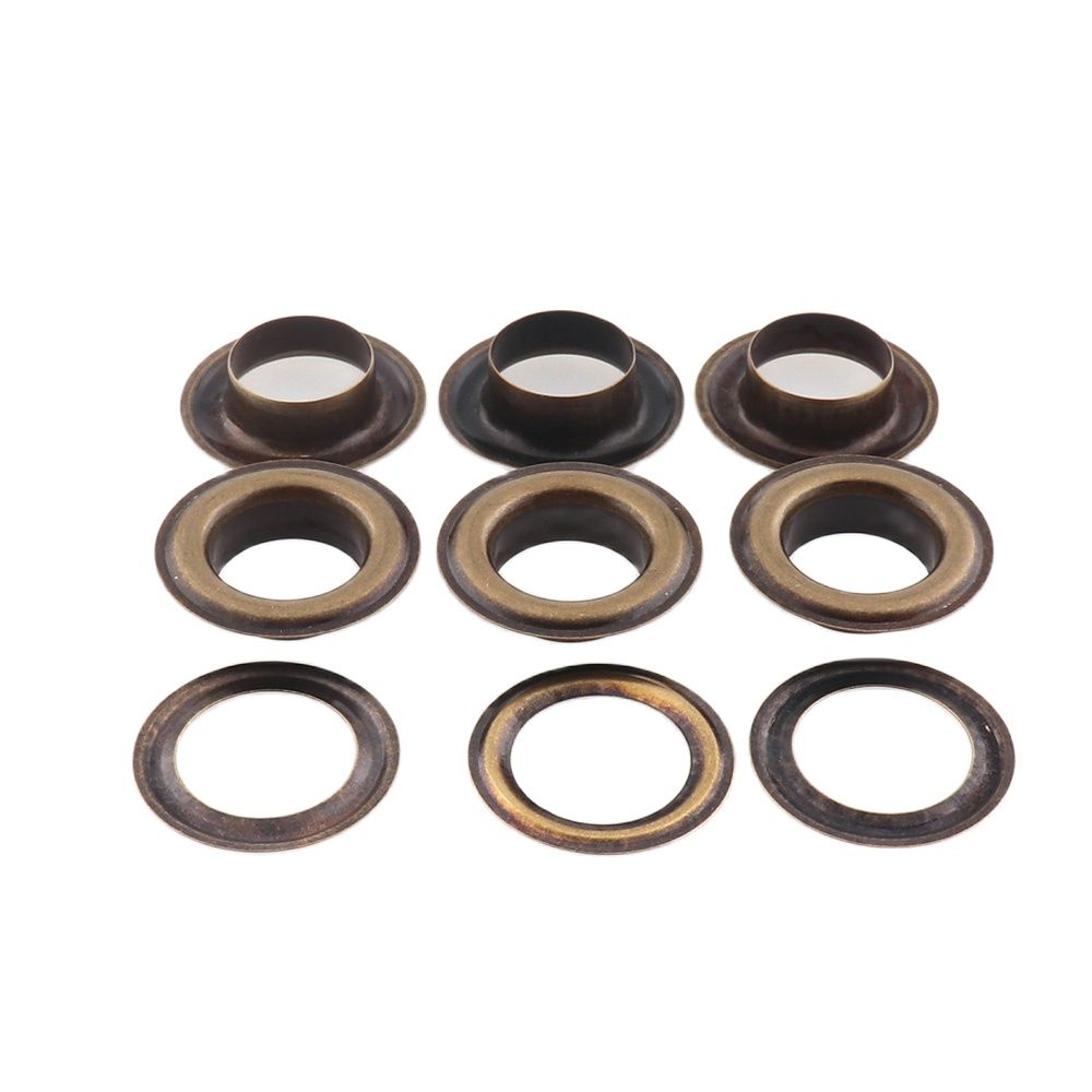 Juego de 50 ojales de Metal con arandelas para zapatos, accesorios prácticos de cuero para manualidades, cinturón para álbum de recortes, DIY