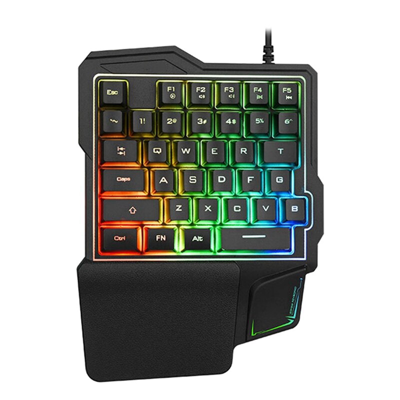 One-Handed Keyboard and Mouse Set Game Artifact Manipulator Keyboard Wired Keyboard and Mouse