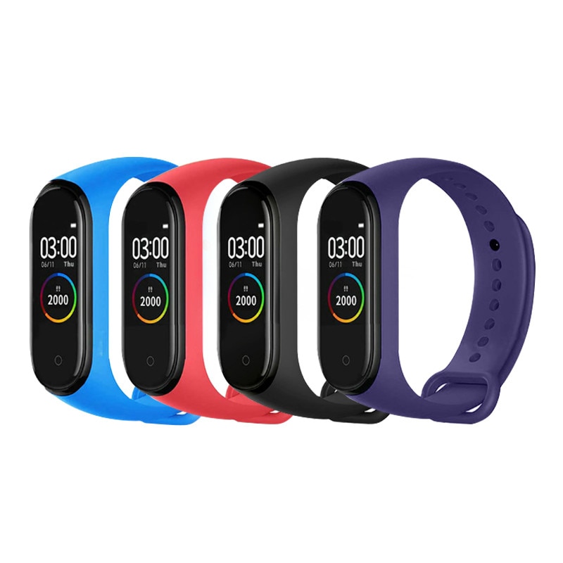 M4 Smart Band 4 Fitness Tracker Horloge Sport Armband Hartslag Bloeddruk Smartband Monitor Gezondheid Polsband
