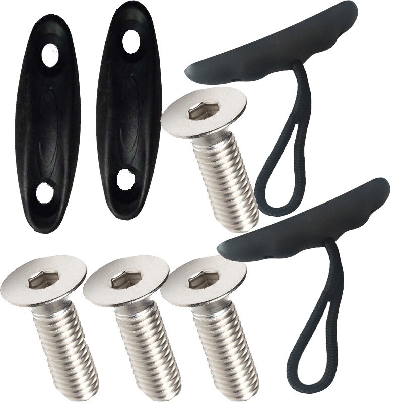 Black Deck Plate Kit Deck Hatch Cover with Red Bag for Kayaking Marine Boat Fishing Rigging