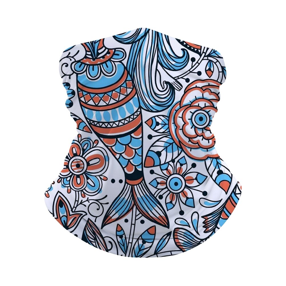 Pétales de fleurs Polyester enfants Tube Bandana sans couture guêtre Tube de motard Bandana écharpe bonnet bonnet cagoule chapeaux: F
