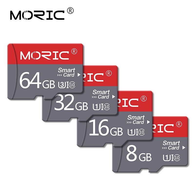 Moric Micro SD 256GB 128 GB 64GB 32GB 16 GB G 8 GB Micro SD de 4gb tarjeta SD/TF tarjeta Flash tarjeta de memoria 32 64 microSD de 128 GB, adaptador,