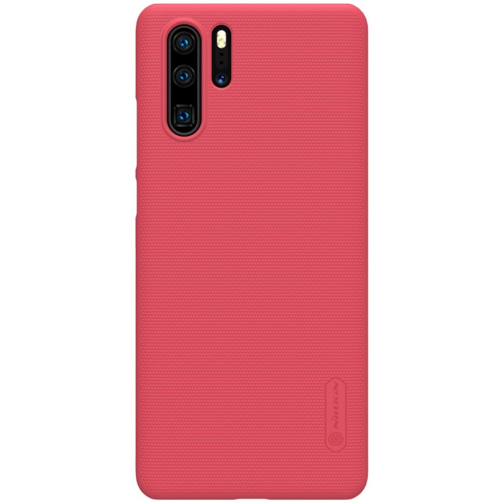 for Huawei P30 Case for Huawei P30 Pro case cover NILLKIN Super Frosted Shield Matte PC Hard Back Cover Case for Huawei P30 Pro: for Huawei P30 Pro / Red 