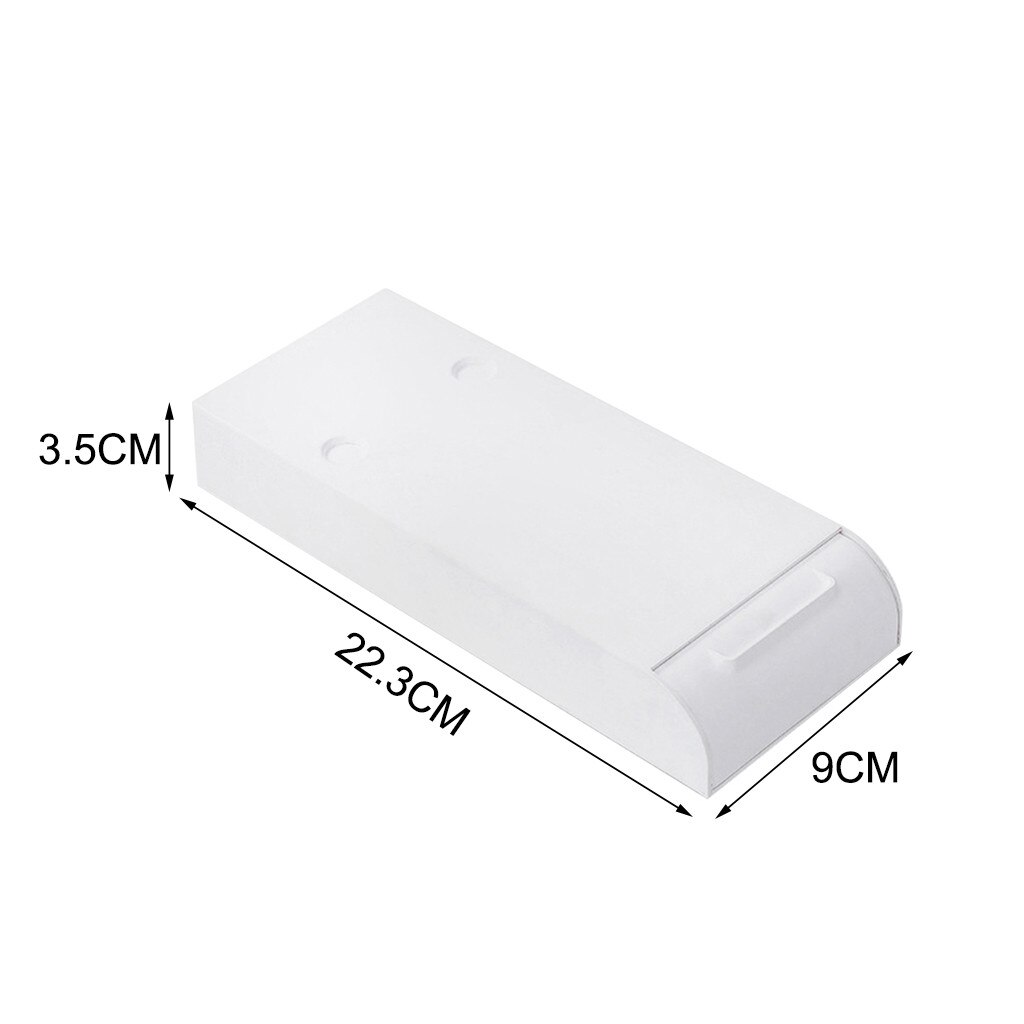 Drawer Storage Box Hidden Paste Style Office Stationery Kitchen Storage Box Case Desk Drawer Divider Stationery 20