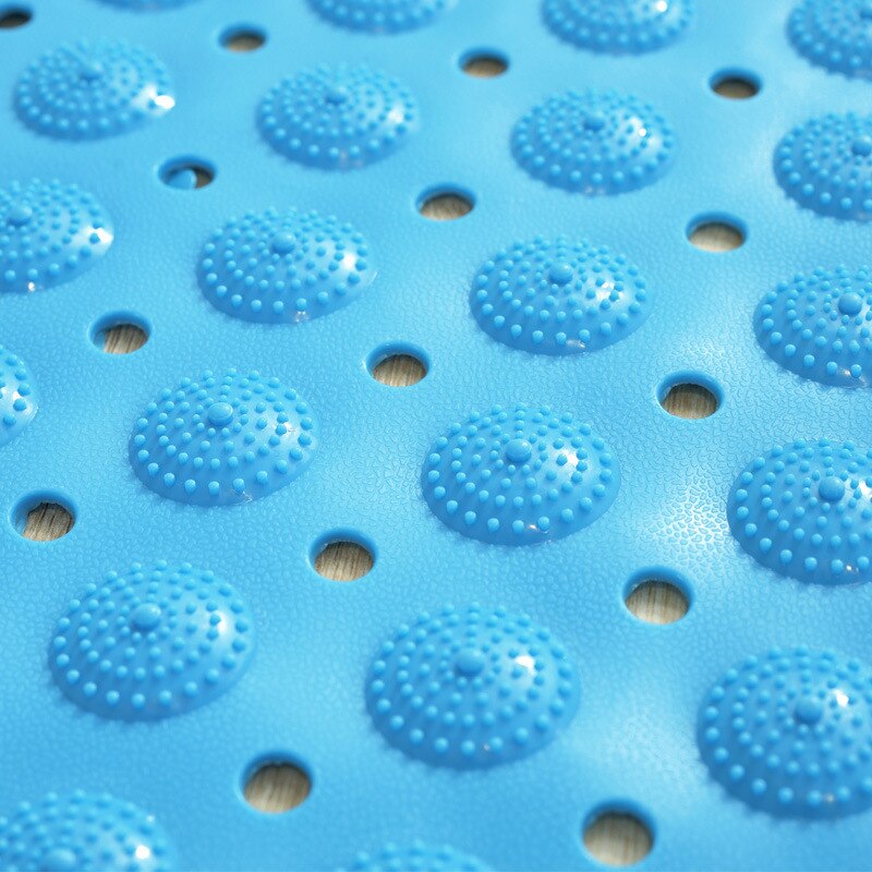 35*71cm anti-skli badematte med sugegummi badekar dusj safe matte gulvmatte badekar matte fotmassasje ren farge teppeteppe