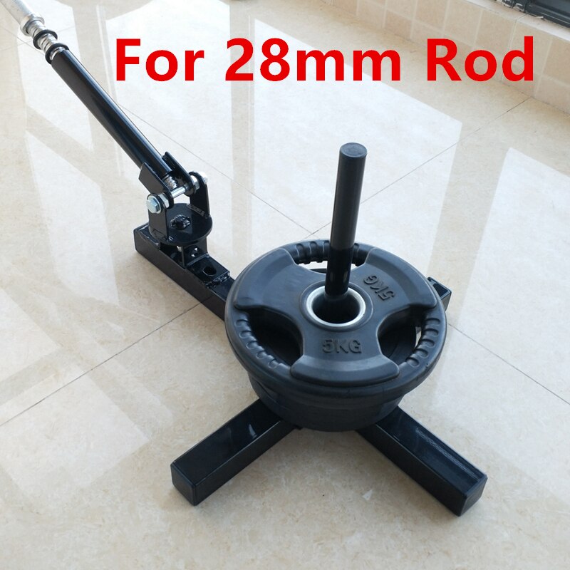 Gym Barbell Plate Rack With T-Bar Row Platform For 25mm/50mm Rod Heavy Duty Landmines Attachment Dumbbells Barbell Holder: For 28MM Rod