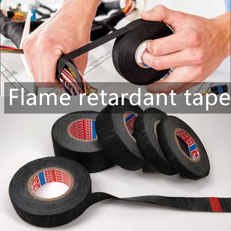 5 typer sort transformer elektrisk ledning isolering selvklæbende tape flammehæmmende plast elektrisk pvc vandtæt kanal
